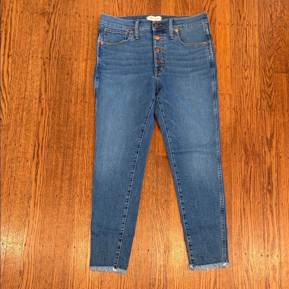Madewell 10" High-Rise Skinny Jeans – Medium Wash – 30 petite